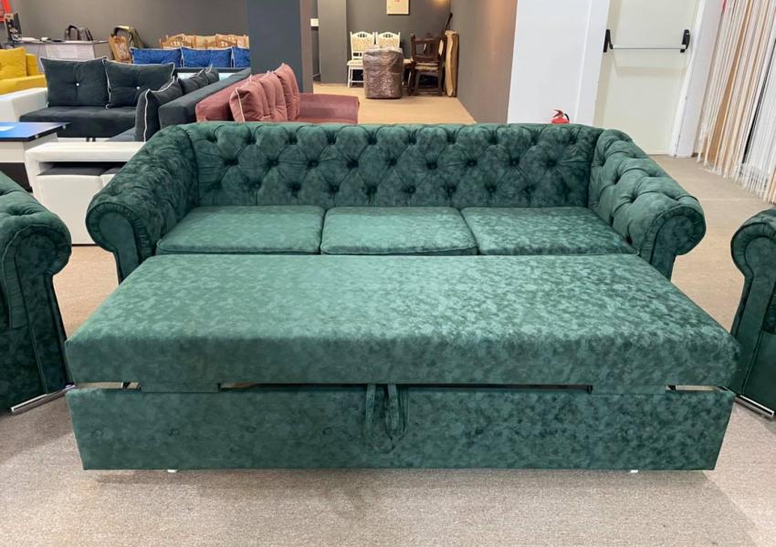Canapea extensibila Luxury 3 locuri Chesterfield
